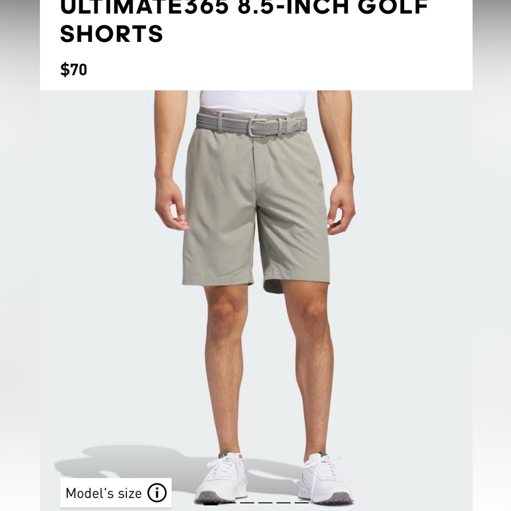 NWT Adidas men’s golf shorts